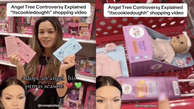 Georgia Woman Pulls Two Kids for Angel Tree, TikTok Slams Her for Being Picky with Their Presents and Spending the Bare Minimum