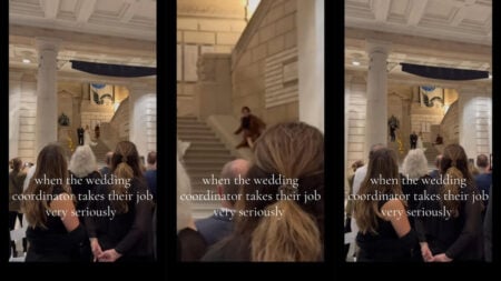 ‘Wedding Planner or Secret Agent?’ Philadelphia Wedding Entrance Goes Viral Due to Coordinator’s Unexpected Slide Philadelphia Wedding Coordinator Entrance Slide