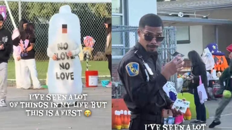 People Left Shocked After Boy Shows Up to California Elementary School in Condom Costume: ‘It Was His Dad’s Idea 100%’ A picture of the California boy.