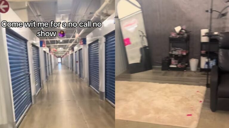 Maryland Lash Technician Gets Dragged After Revealing She Operates Out of a Storage Unit: ‘Call State Board Immediately’ A picture of the Maryland lash technician's storage unit.