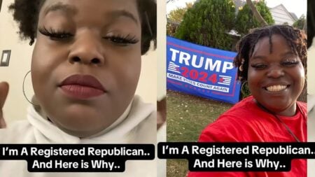 Michigan Woman Reveals that She Made $86 per Hour Pretending to Be Republican While Voting Democrat: ‘Behind Enemy Lines’ A picture of the Michigan woman.