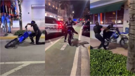 Clumsy Florida Man Roasted for Pathetic Police Escape Fail: ‘He Had Like 4 Opportunities to Recover’ Florida police arrest biker