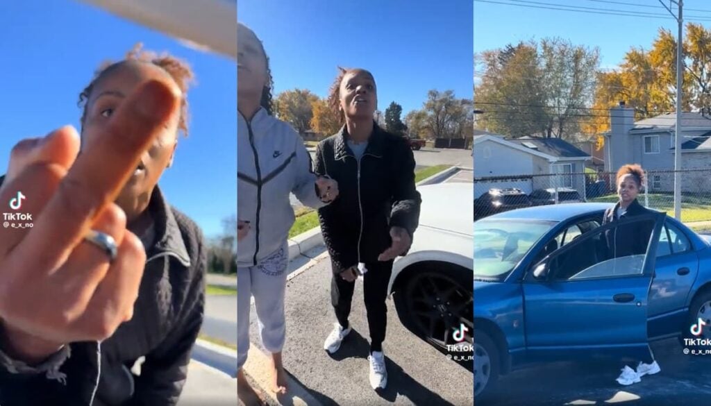Illinois Clash Erupts as Video Shows Black Mother Targeting Latino Driver with Racist Abuse: ‘She knows her mum has issues’ racist illinois mother rages